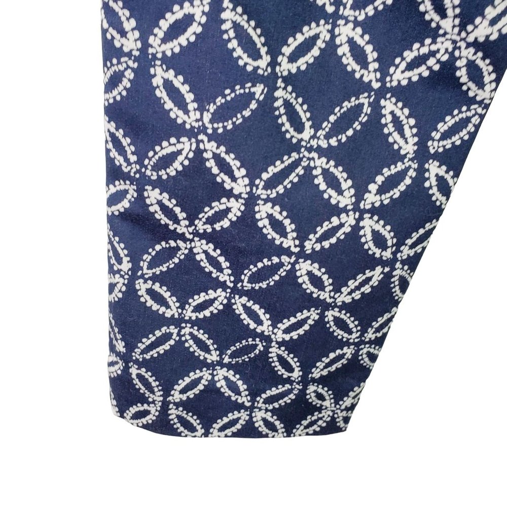 MICHAEL MICHAEL KORS Geometric Print Basics Ankle Pant Sz 2 - Picture 8 of 9